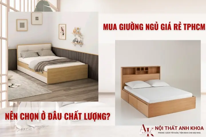 Mua Giường Ngủ Giá Rẻ Tphcm