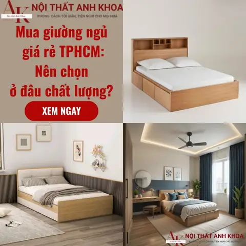 Mua Giường Ngủ Giá Rẻ Tphcm