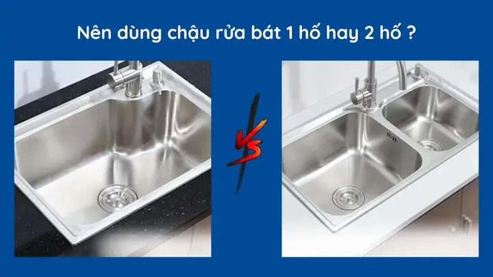 Nên Dụng Chậu Rửa Bát 1 Hố Hay 2 Hố Nên Dụng Chậu Rửa Bát 1 Hố Hay 2 Hố