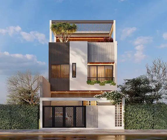 Nhà 3 Tầng Có Sân Thượng Nhà 3 Tầng Có Sân Thượng