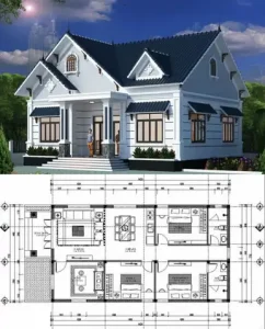 Nhà Cấp 4 1 Tầng 3 Phòng Ngủ