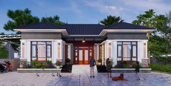 Nhà Cấp 4 Chữ U Đẹp Nhà Cấp 4 Chữ U Đẹp