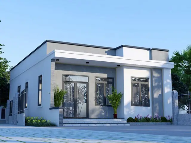 Nhà Cấp 4 Đơn Giản 4 Phòng Ngủ Nhà Cấp 4 Đơn Giản 4 Phòng Ngủ
