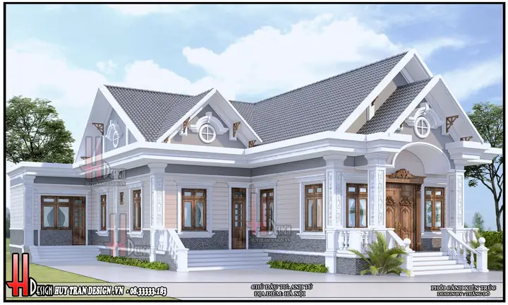 Nhà Mái Thái Cấp 4 Chữ L Nhà Mái Thái Cấp 4 Chữ L