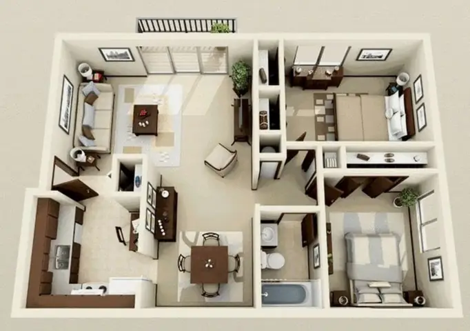 Nhà Nhỏ Đẹp 2 Phòng Ngủ Nhà Nhỏ Đẹp 2 Phòng Ngủ