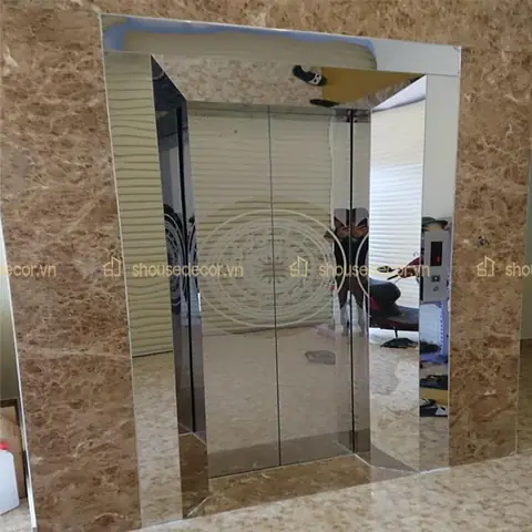 Ốp Inox Cửa Thang Máy