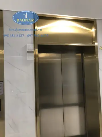 Ốp Inox Cửa Thang Máy