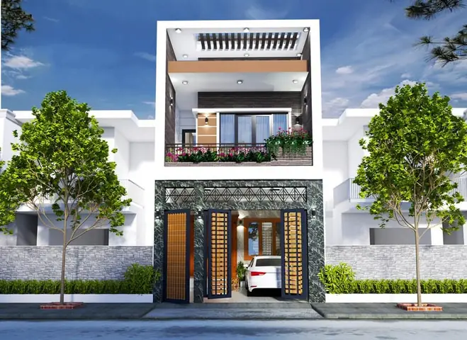 Phối Cảnh Nhà 2 Tầng Đẹp Phối Cảnh Nhà 2 Tầng Đẹp