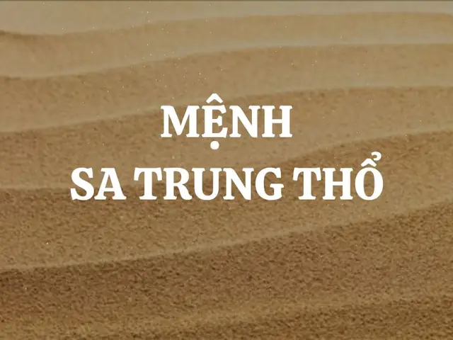Sa Trung Thổ Hợp Màu Gì