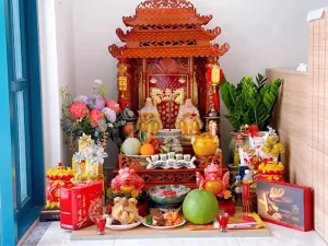Sắp Xếp Bàn Thờ Thần Tài Ông Địa