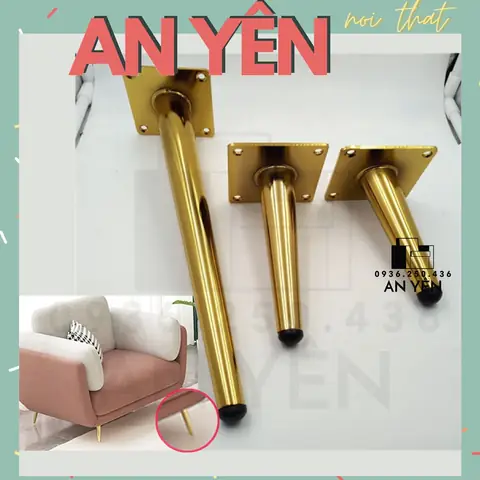 Sofa Chân Inox Mạ Vàng