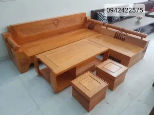 Sofa Gỗ Sồi Giá Rẻ