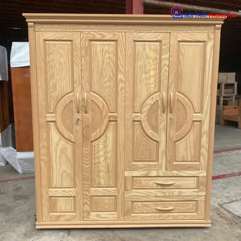 Thanh Lý Tủ Quần Áo Gỗ Sồi