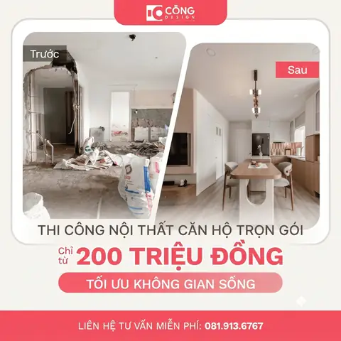 Thi Công Nội That Chung Cư Trọn Gói Tphcm
