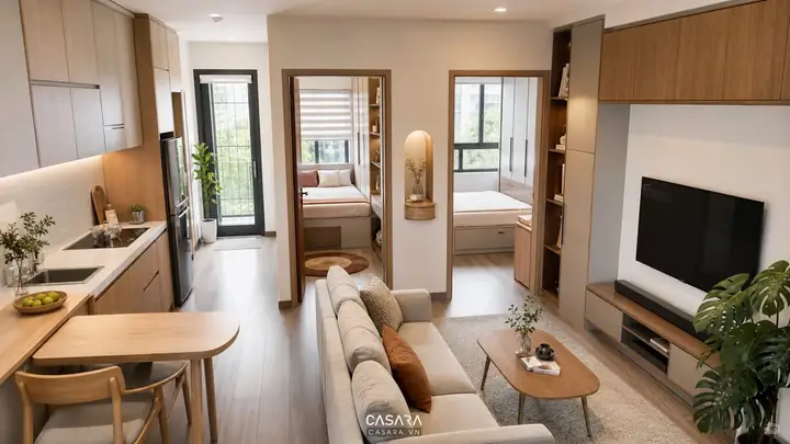 Thiết Kế Chung Cư 40m2 Thiết Kế Chung Cư 40m2