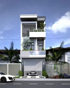 Thiết Kế Nhà 3 Tầng 60m2