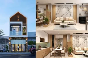 Thiết Kế Nhà 40m2 1 Trệt 1 Lầu