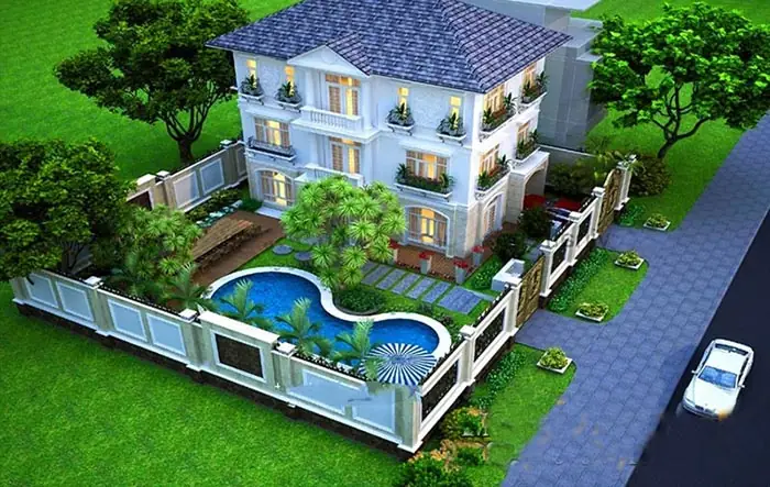 Thiết Kế Sân Vườn Nhà Biệt Thự Thiết Kế Sân Vườn Nhà Biệt Thự