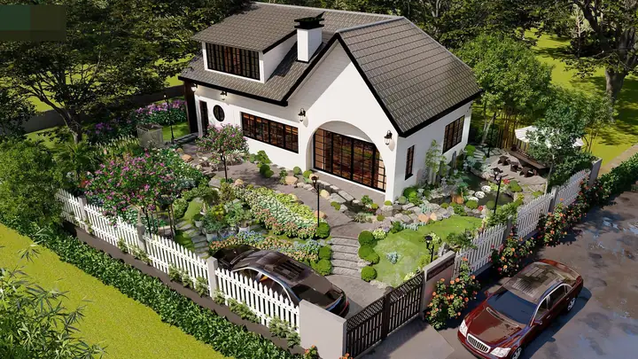 Thiết Kế Sân Vườn Nhà Biệt Thự Thiết Kế Sân Vườn Nhà Biệt Thự
