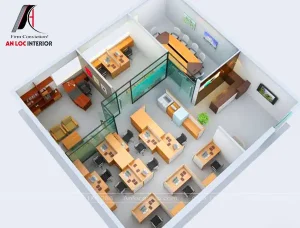 Thiết Kế Văn Phòng Công Ty Nhỏ Đẹp