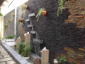 Tiểu Cảnh Sau Nhà Ống