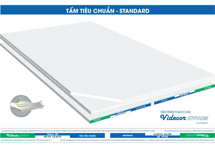 Tiêu Chuẩn Tấm Thạch Cao