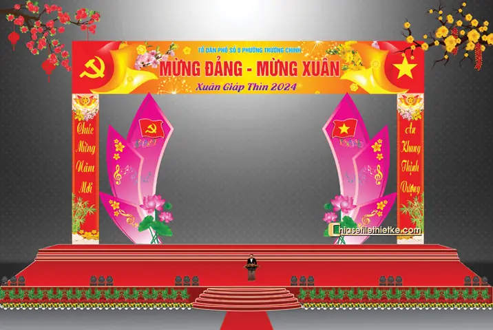 Trang Tri Cong Chao Tet Trang Tri Cong Chao Tet