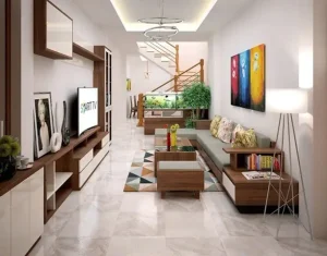 Trang Trí Phòng Khách Nhà Ống 3m