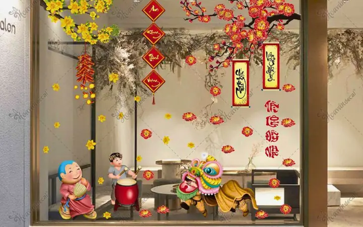 Trang Trí Tết Nhà Hàng Trang Trí Tết Nhà Hàng