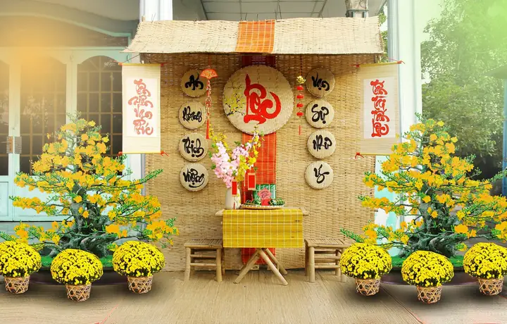 Trang Trí Tết Ông Đồ Trang Trí Tết Ông Đồ