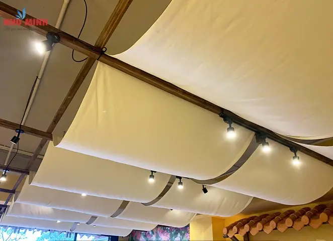 Trang Trí Trần Nhà Bằng Vải Trang Trí Trần Nhà Bằng Vải