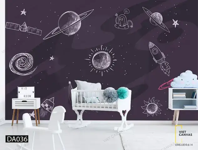Tranh Dán Tường Thiên Hà Tranh Dán Tường Thiên Hà