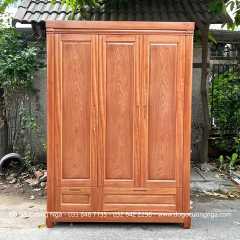 Tủ Gỗ Quần Áo 3 Cánh Tủ Gỗ Quần Áo 3 Cánh