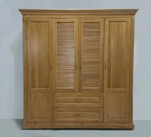 Tủ Gỗ Sồi Nga 4 Cánh