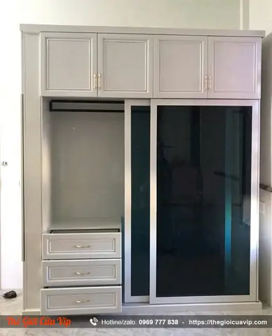 Tủ Nhôm Kính Cửa Lùa Tủ Nhôm Kính Cửa Lùa
