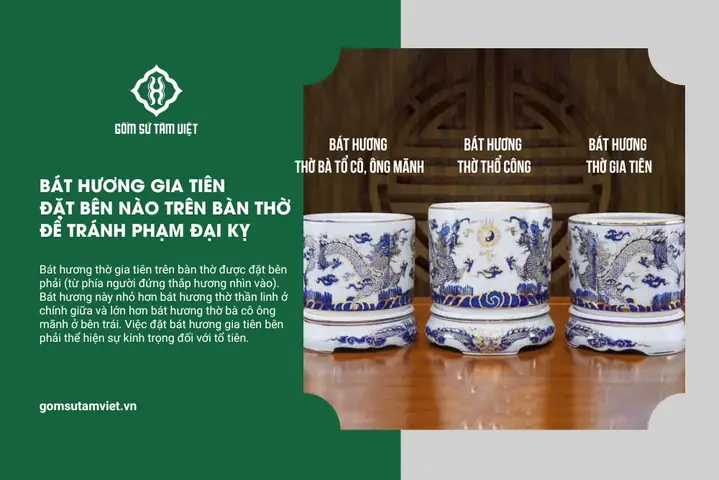 Vị Trí Bát Hương Trên Bàn Thờ Gia Tiên Vị Trí Bát Hương Trên Bàn Thờ Gia Tiên