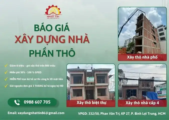 Xây Nhà Thô Giá Bao Nhiêu Xây Nhà Thô Giá Bao Nhiêu
