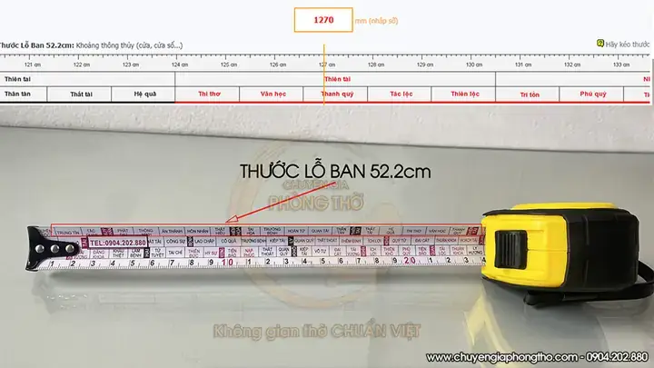 Ý Nghĩa Kích Thước Lỗ Ban Ý Nghĩa Kích Thước Lỗ Ban